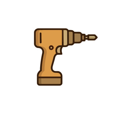 Cordless drill icon