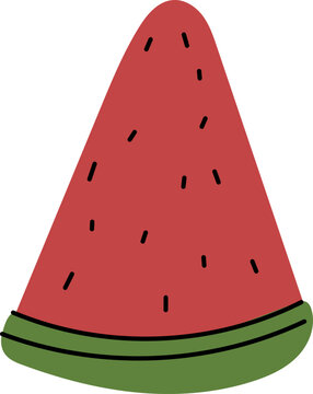 watermelon vector illustration