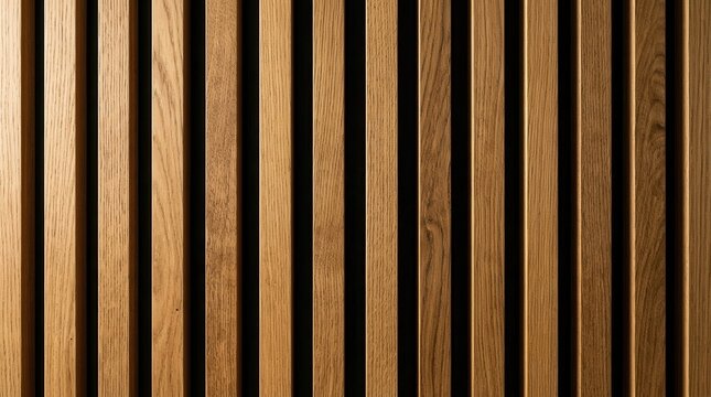 Close-up of vertical wooden slats texture background
