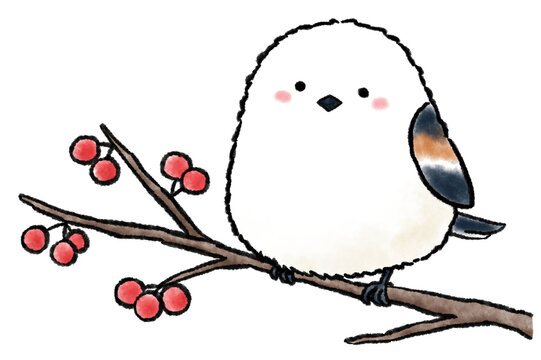 かわいいシマエナガ」の写真素材 | 8,022件の無料イラスト画像 | Adobe