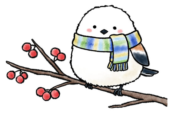 かわいいシマエナガ」の写真素材 | 8,027件の無料イラスト画像 | Adobe
