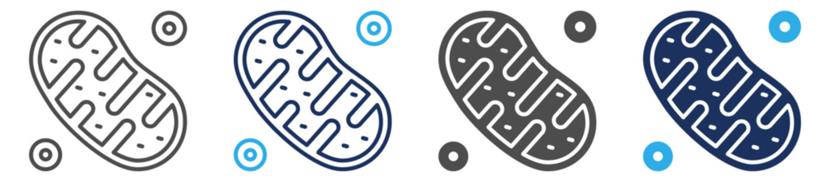mitochondria icon sheet multi concept