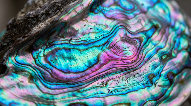 Abalone Shell Iridescent Nacre