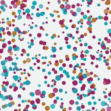 Fond anim&eacute; de pois flottants arc-en-ciel en boucle sans couture