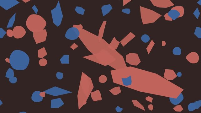 Boucle sans couture de fond anim&eacute; de terrazzo color&eacute;