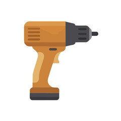 Cordless drill illustration © wandda