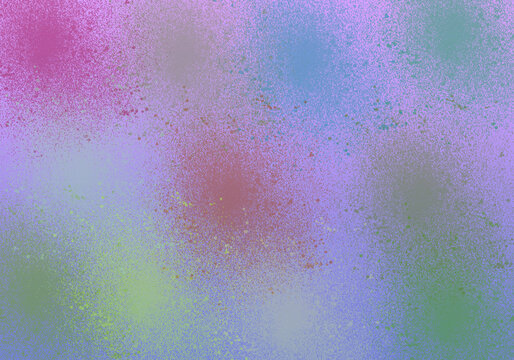 Soft pastel spray paint splatter texture on... isolated on a transparent background