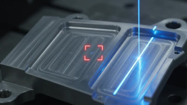 Laser Engraving Alignment on Microfabrication Surface for Precision Machining.