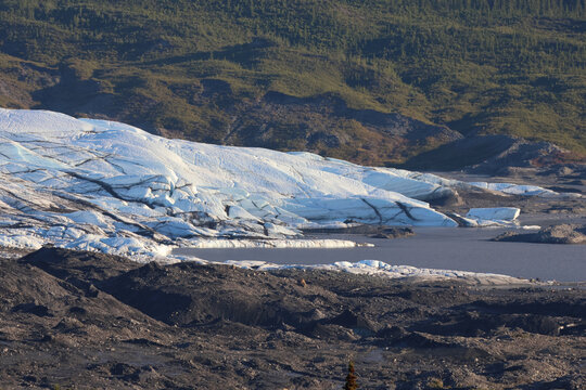 The Matanuska Glacier is one of the most beautiful natural wonders on earth, located 2.5 hours East of Anchorage.