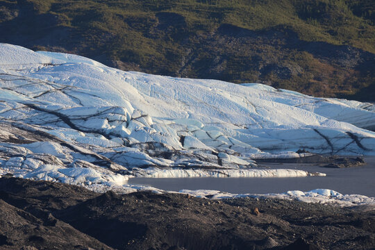 The Matanuska Glacier is one of the most beautiful natural wonders on earth, located 2.5 hours East of Anchorage.