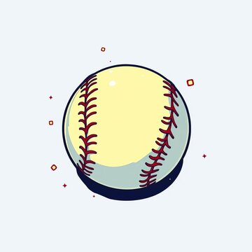 Baseball stitch pattern in bold, bright colors, colorful, sporty