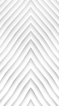 Abstract wavy black and white lines pattern loop vertical animation background.