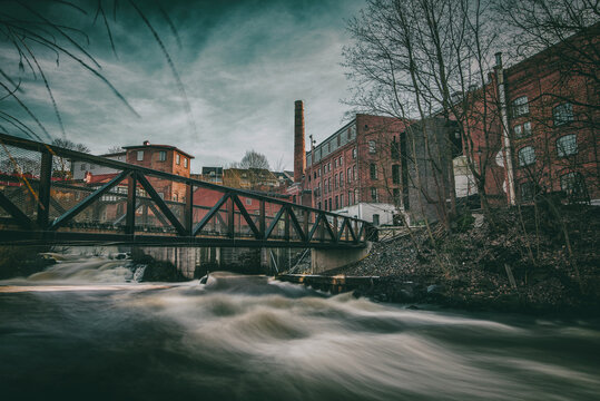 bridge over the river