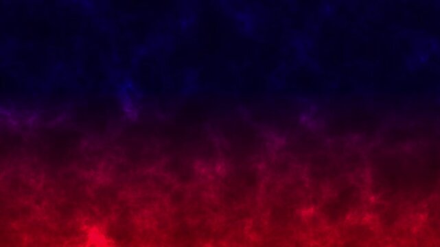 Dark blue and red gradient cloud texture animation drifts slowly. Moody atmospheric mist waves shift across the gradient cloud texture. Dramatic cinematic ambient depth defines this cloud texture.