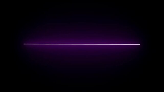 Glowing LED Neon Laser Beam Color Shift Loop Motion Graphic