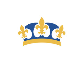 Crown with fleur de lis © yanda
