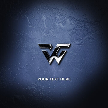 Cinematic Metal Logo Reveal Square