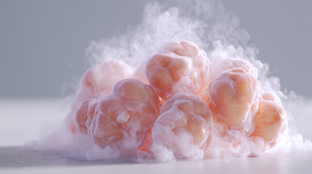 Photorealistic Alveoli Clusters Glossy Model V2 6x