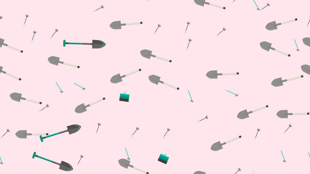 Gardening Tools Pattern