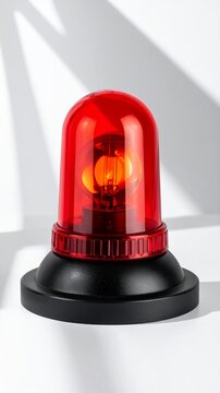 Red Emergency Siren Flasher Light for Warning and Security Alarm