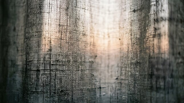 Abstract Texture of Diffused Light Through Layered Gauze Fabric