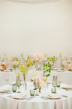 Pastel Wedding Reception Table