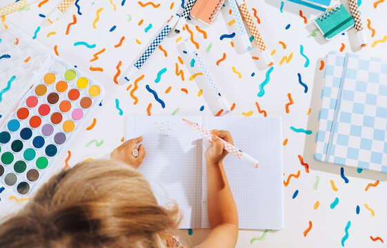Young Girl Drawing