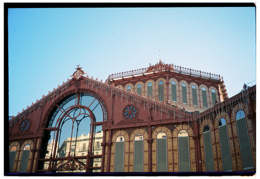 Ornate Historic Market Facade