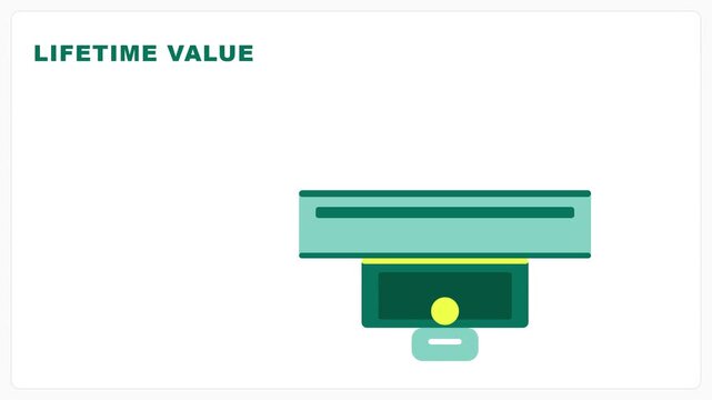 Customer Lifetime Value LTV Concept Infographic