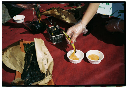 Grilled Cal&ccedil;ots With Dipping Sauce
