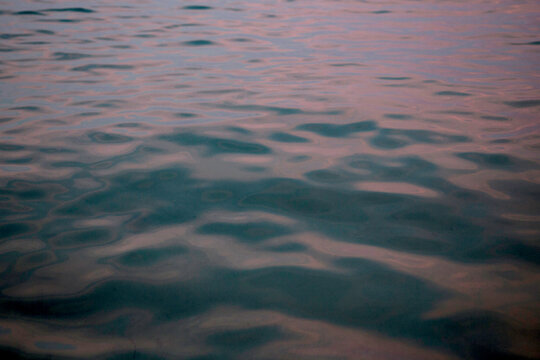 Abstract sunset with ocean