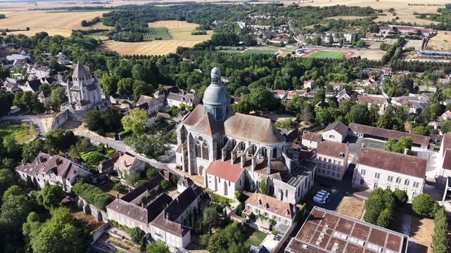Saint-Quiriace Church Above Medieval Provins