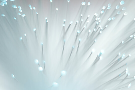 Light Beams and Dots in a Bright Setting Create Dynamic Patterns