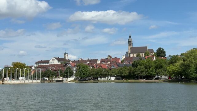 Blick &uuml;ber B&ouml;blingen, Deutschland 