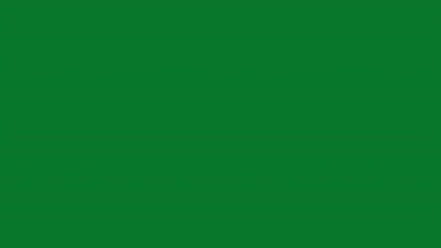 Red and white location pin lower third bar animation on green screen background in 4k.   