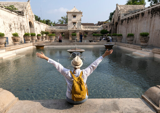 Taman Sari water palace of Yogyakarta on Java island, Indonesia.