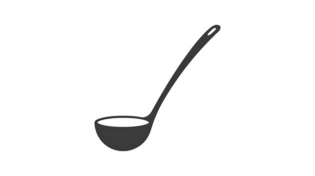 Spoon Filled with Yogurt and Water Isolated on White Background, Stainless Steel Kitchen Utensil for Cooking, Serving and Food Preparation, Modern Silverware Design