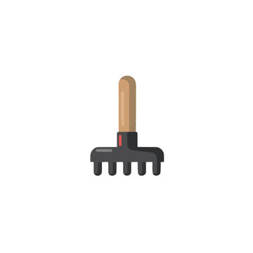 Hand rake icon