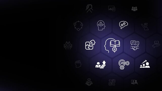 Future skills, personal development concept. A strategic roadmap for continuous professional growth. Master the critical human and digital skills needed to thrive in a rapidly changing world.