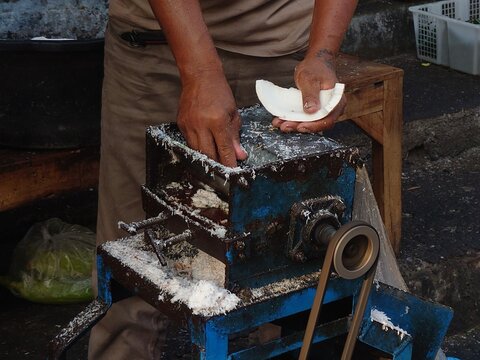 Traditional Indonesian Market in Yogyakarta, Java A Glimpse into Local Food Production