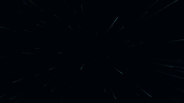 Abstract space background with star trails and dark void