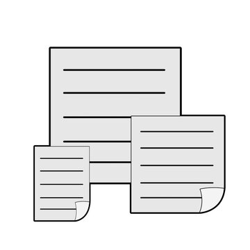 vector document icon