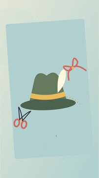 Fabrication d&rsquo;un chapeau traditionnel de festival avec rubans et ciseaux