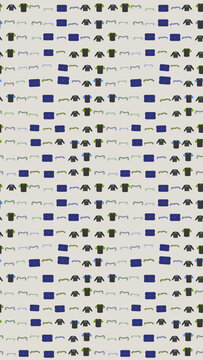Pattern of clothing icons
