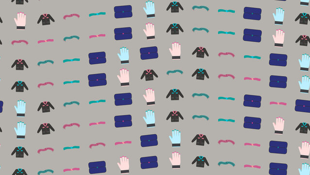 Winter Clothing Accessories Pattern