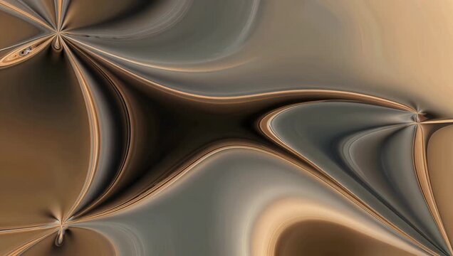 Stylish 4K motion graphics backdrop showcasing dynamic brown and grey gradient waves blending continuously across the frame providing an abstract professional aesthetic for corporate video overlays