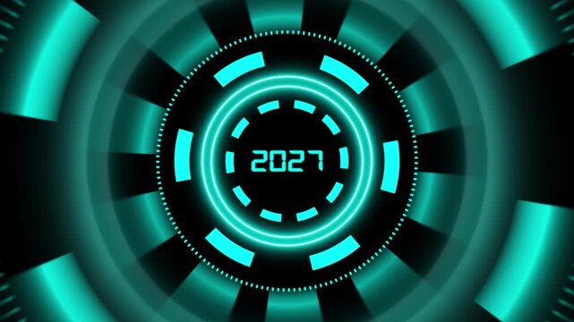 Digital interface animation displays new year holiday countdowns. Chronological calendar milestones update on the digital interface. Seasonal celebration planning guides the digital interface.