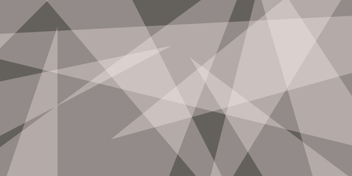 Abstract background with overlapping geometric triangles in soft brown and grey neutral tones
