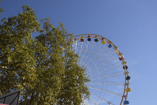 Ferris wheel at a funfair