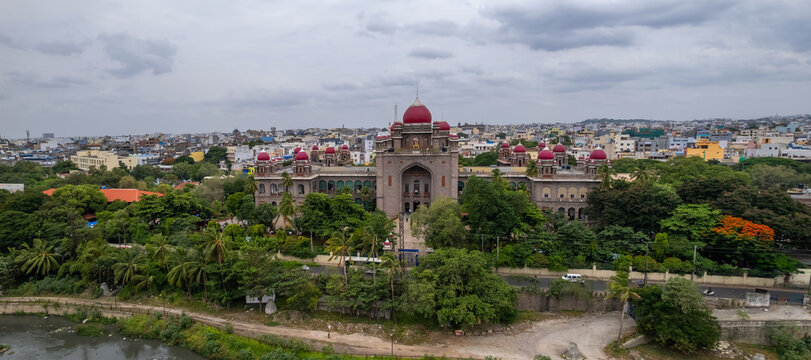 High Court of Telangana building in Hyderabad, India
